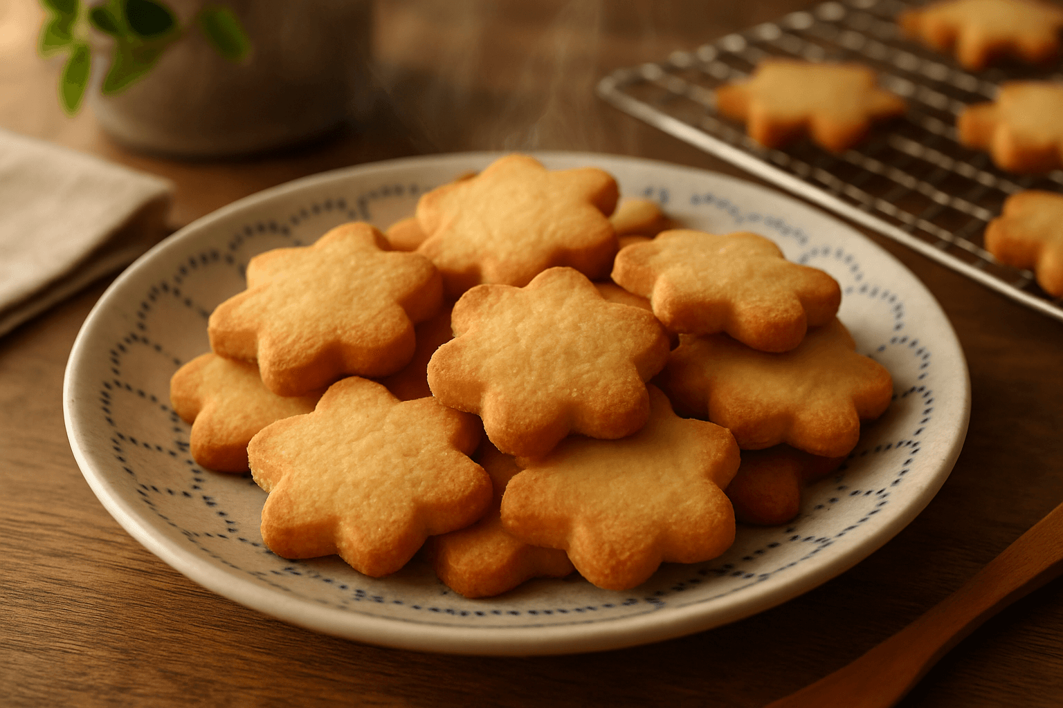 型抜きクッキーの完成写真