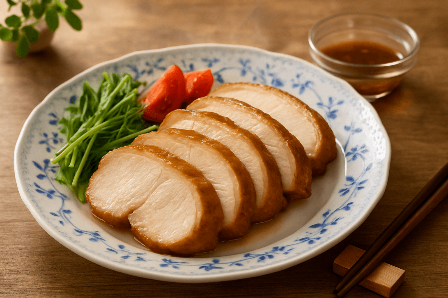 鶏チャーシューの完成写真