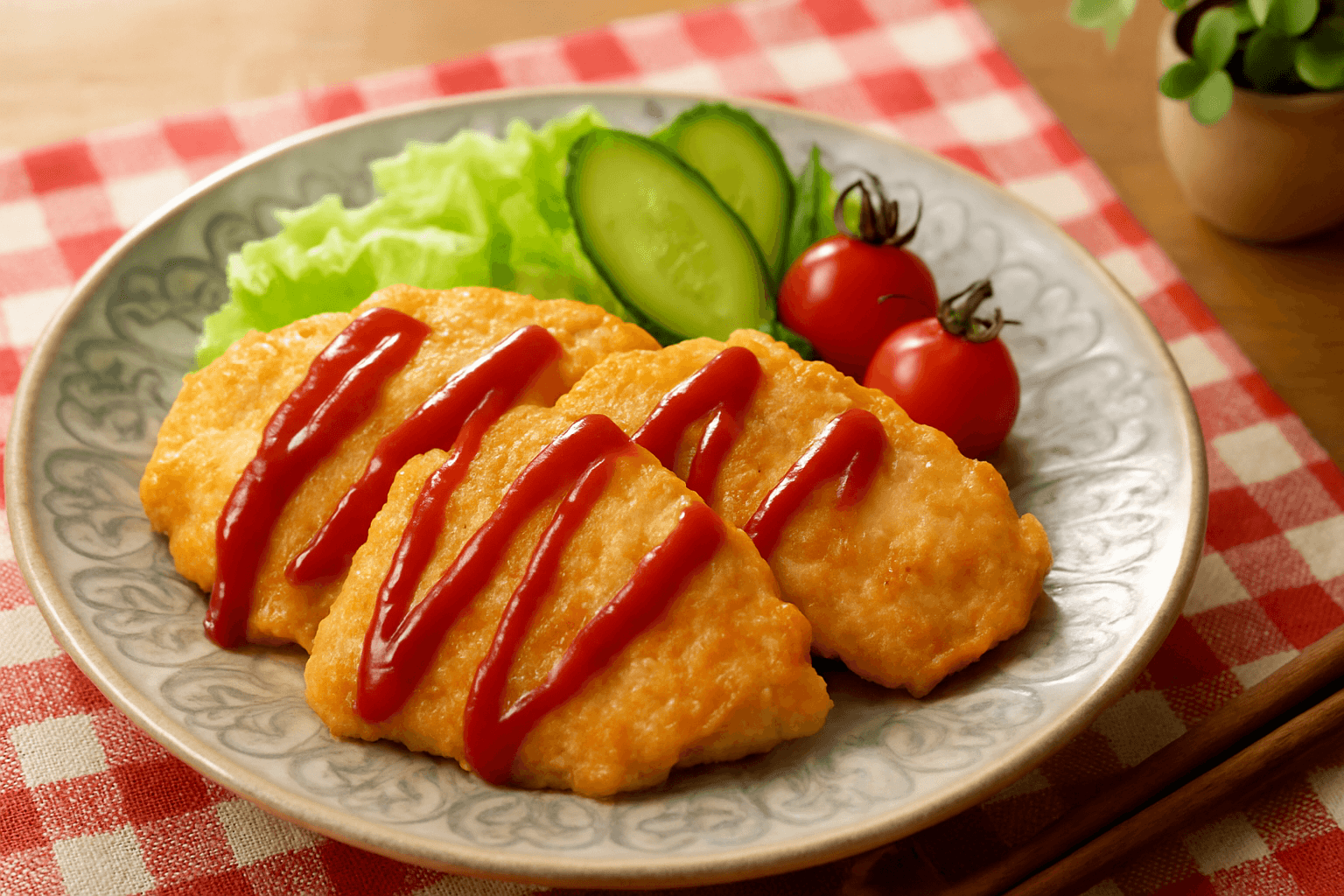 鶏胸肉のピカタの完成写真