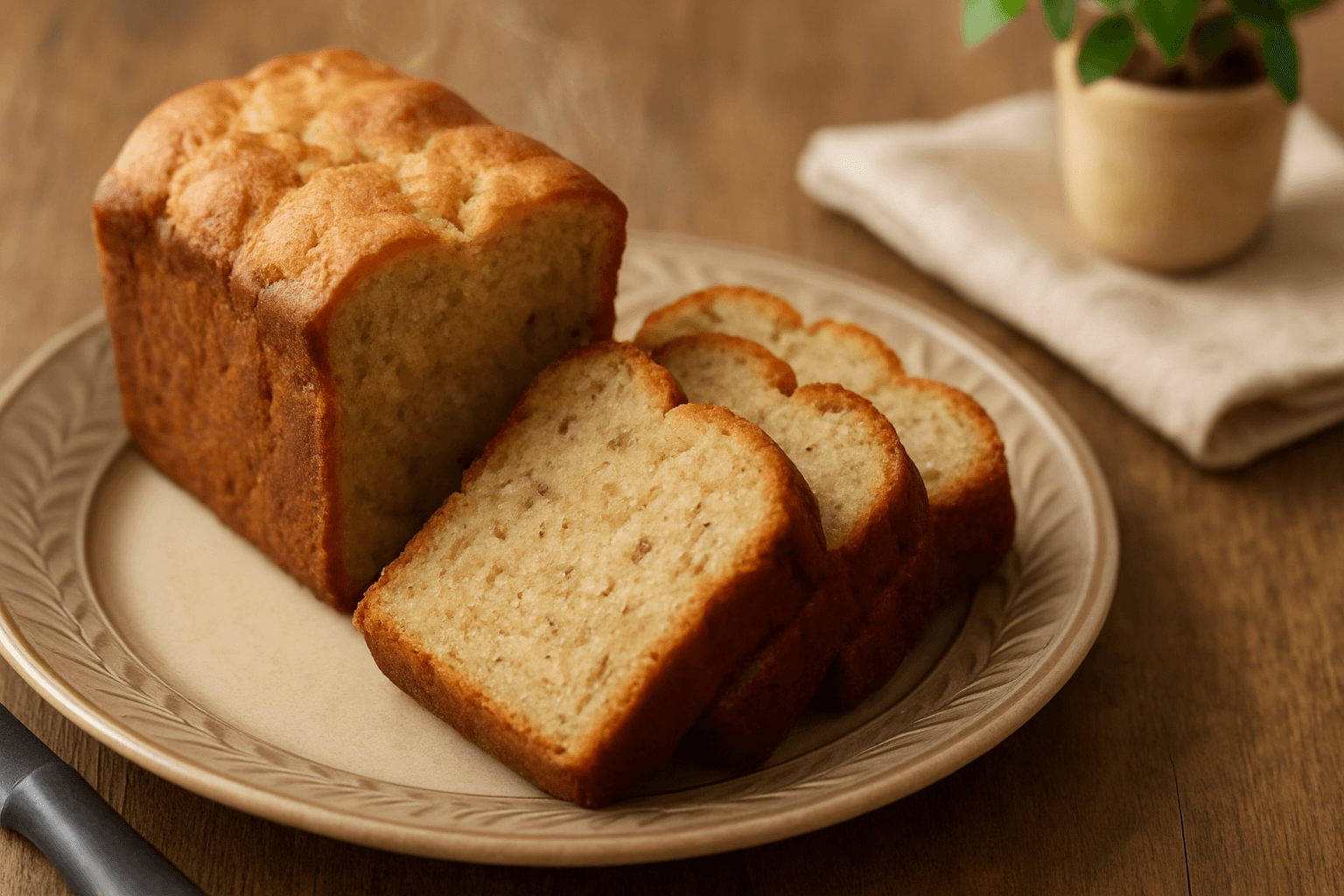 バナナブレッドの完成写真