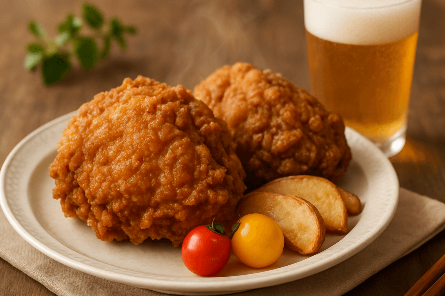 フライドチキンの完成写真