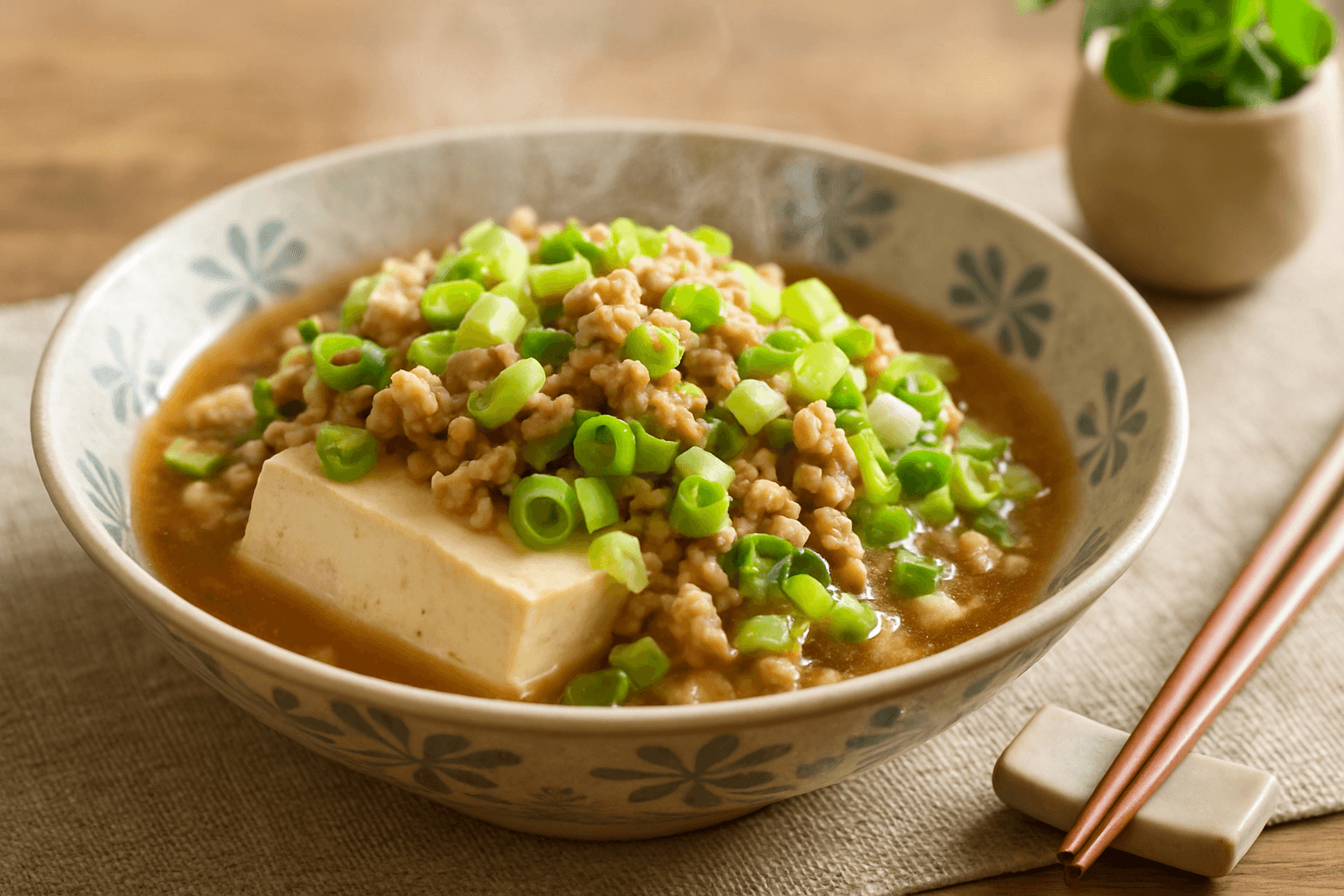 Tofu Hamburger finished dish
