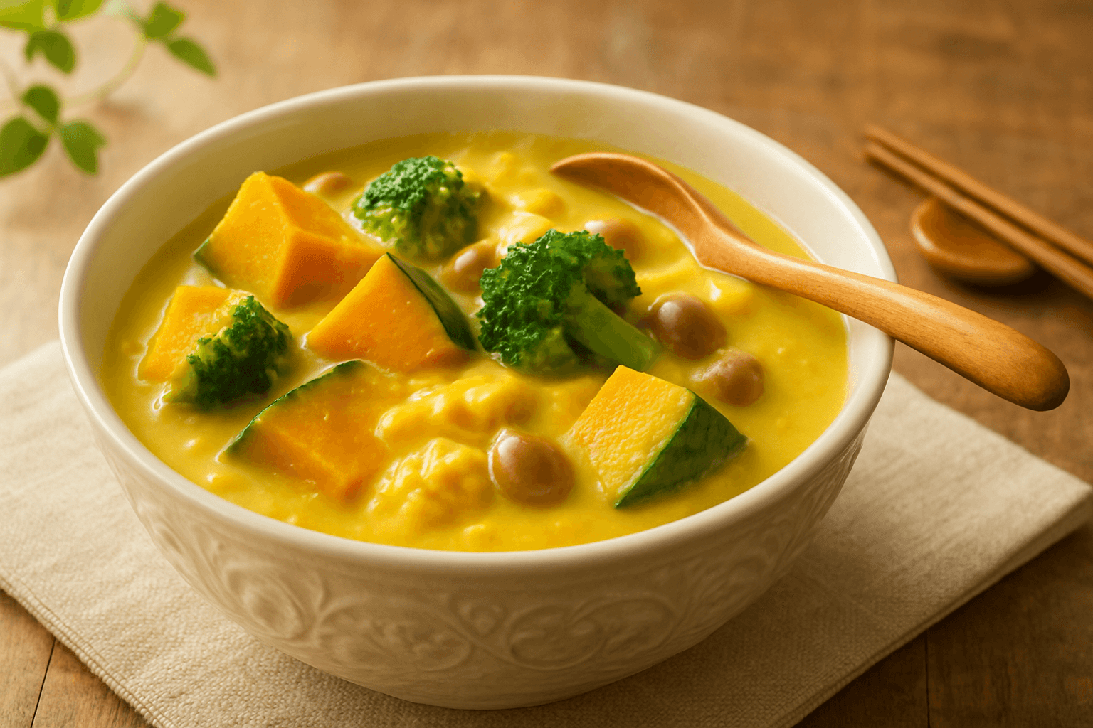 かぼちゃシチューの完成写真