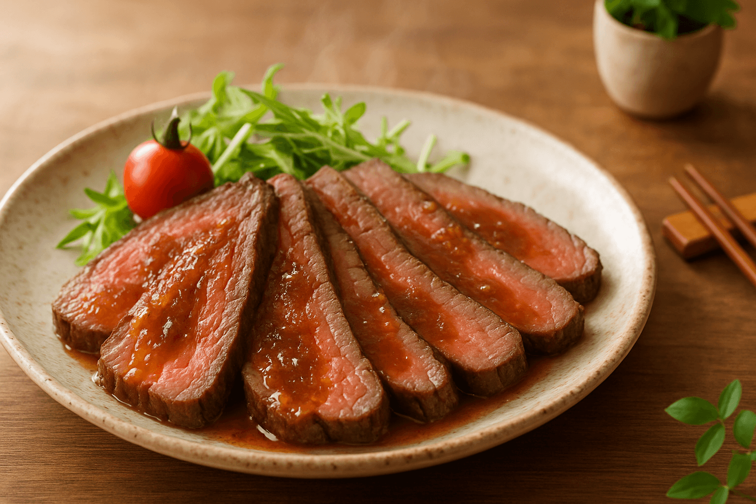 ローストビーフの完成写真