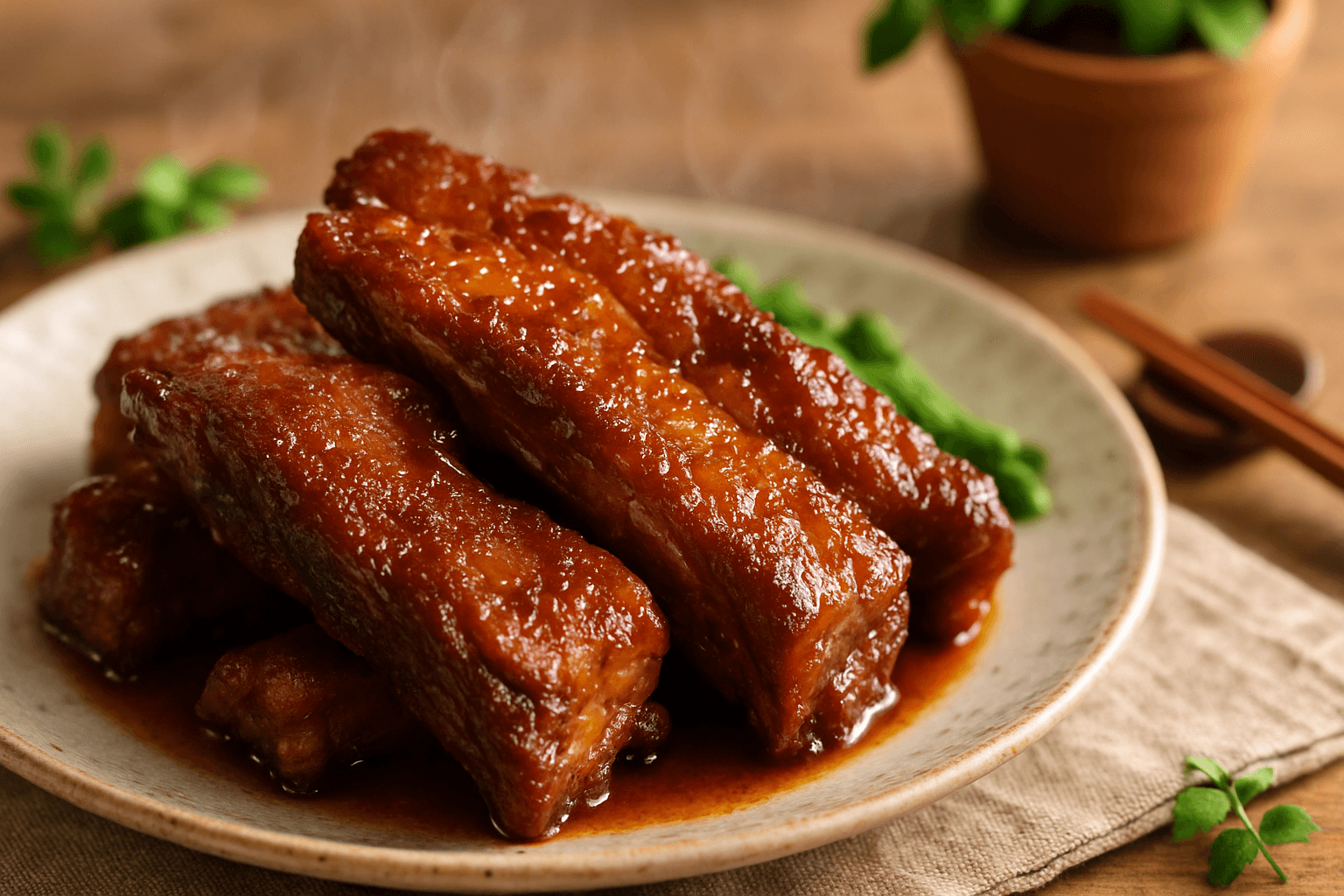 スペアリブ煮込みの完成写真