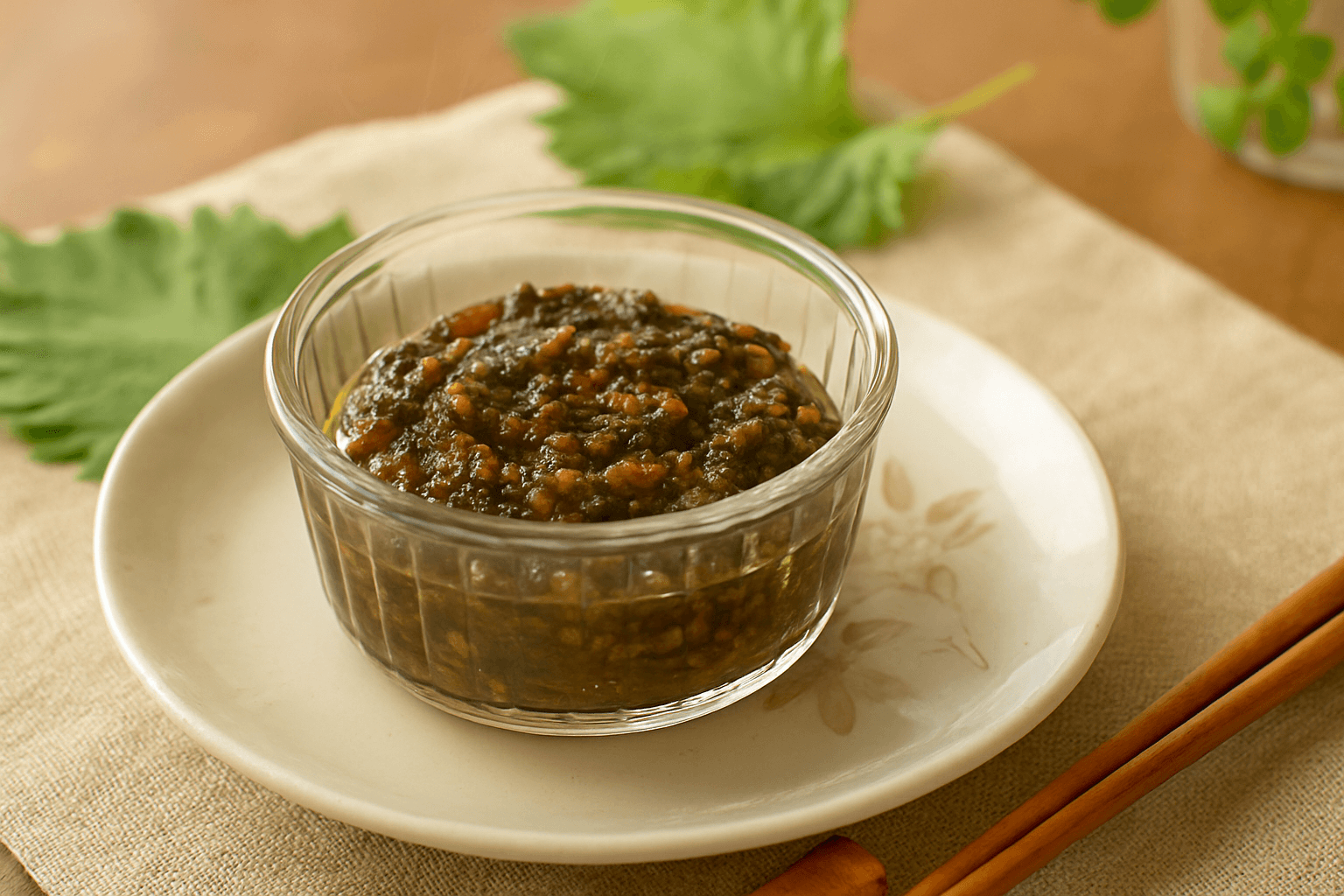 大葉味噌の完成写真