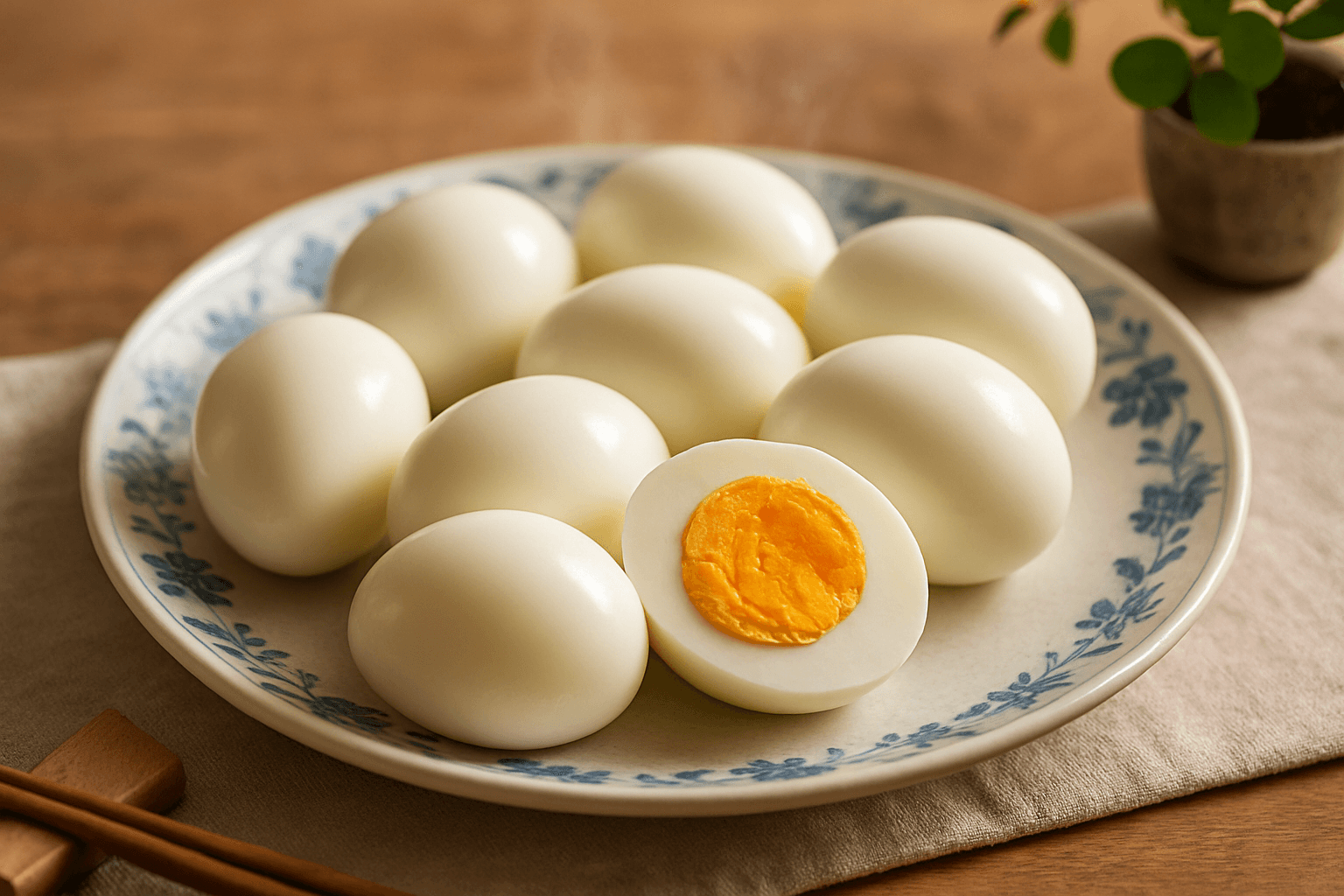 ゆで卵の完成写真