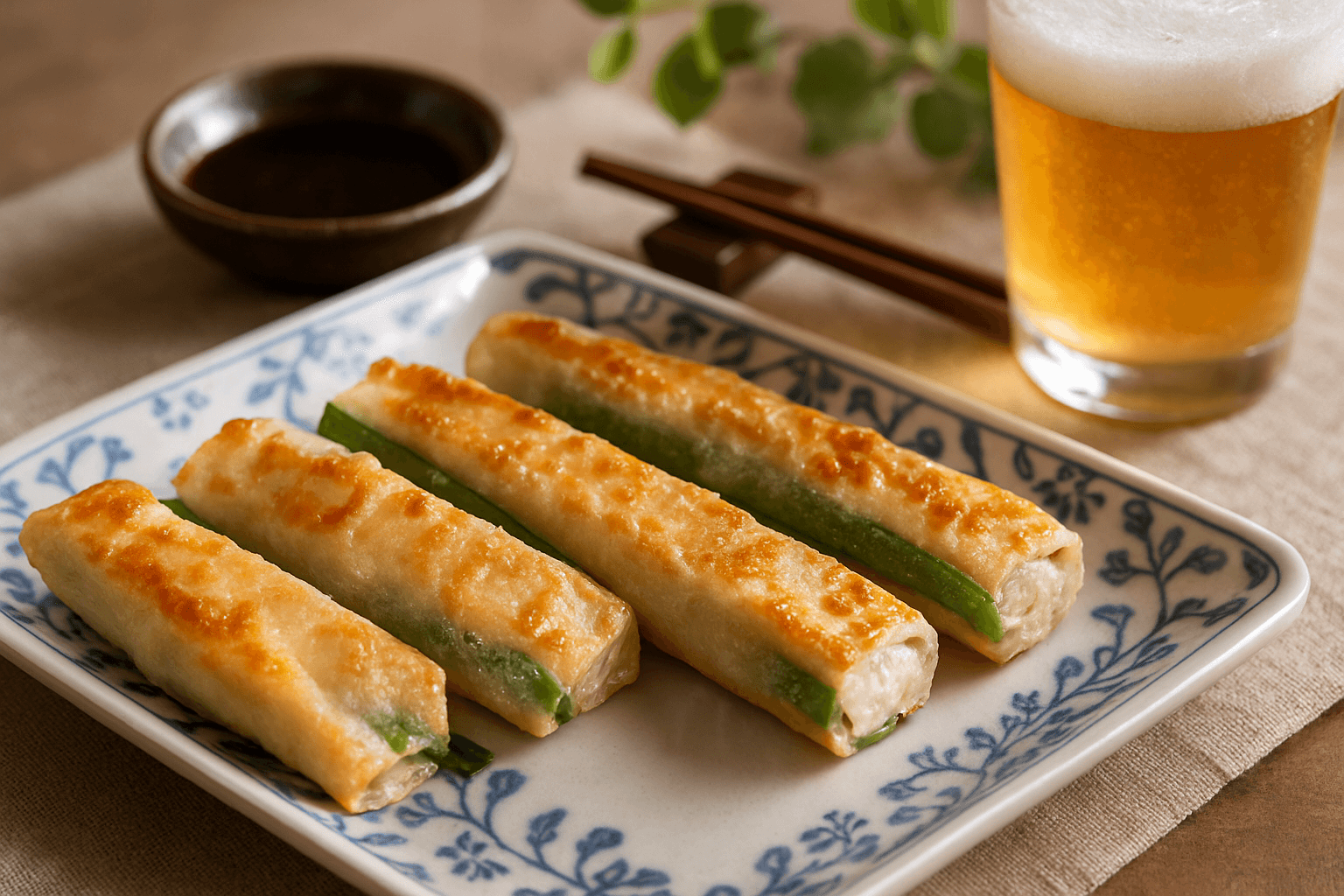 鶏むね肉の棒餃子の完成写真