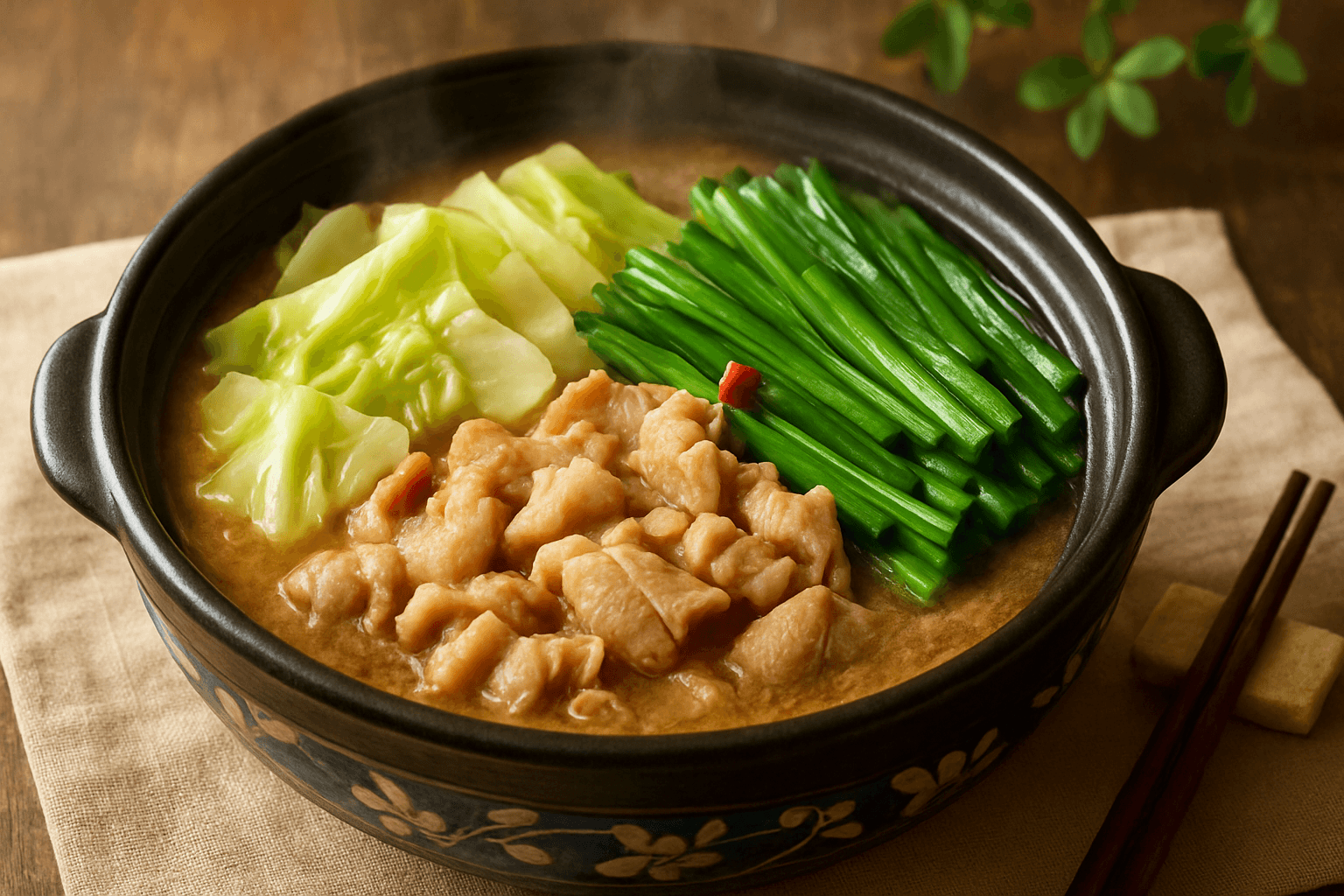 もつ鍋の完成写真