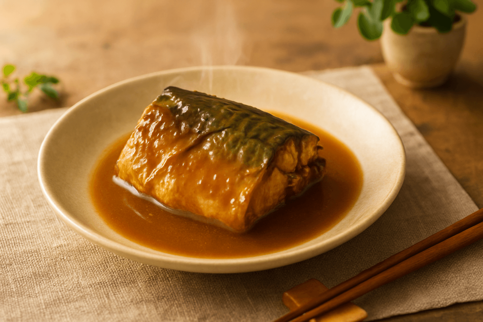 鯖の味噌煮の完成写真