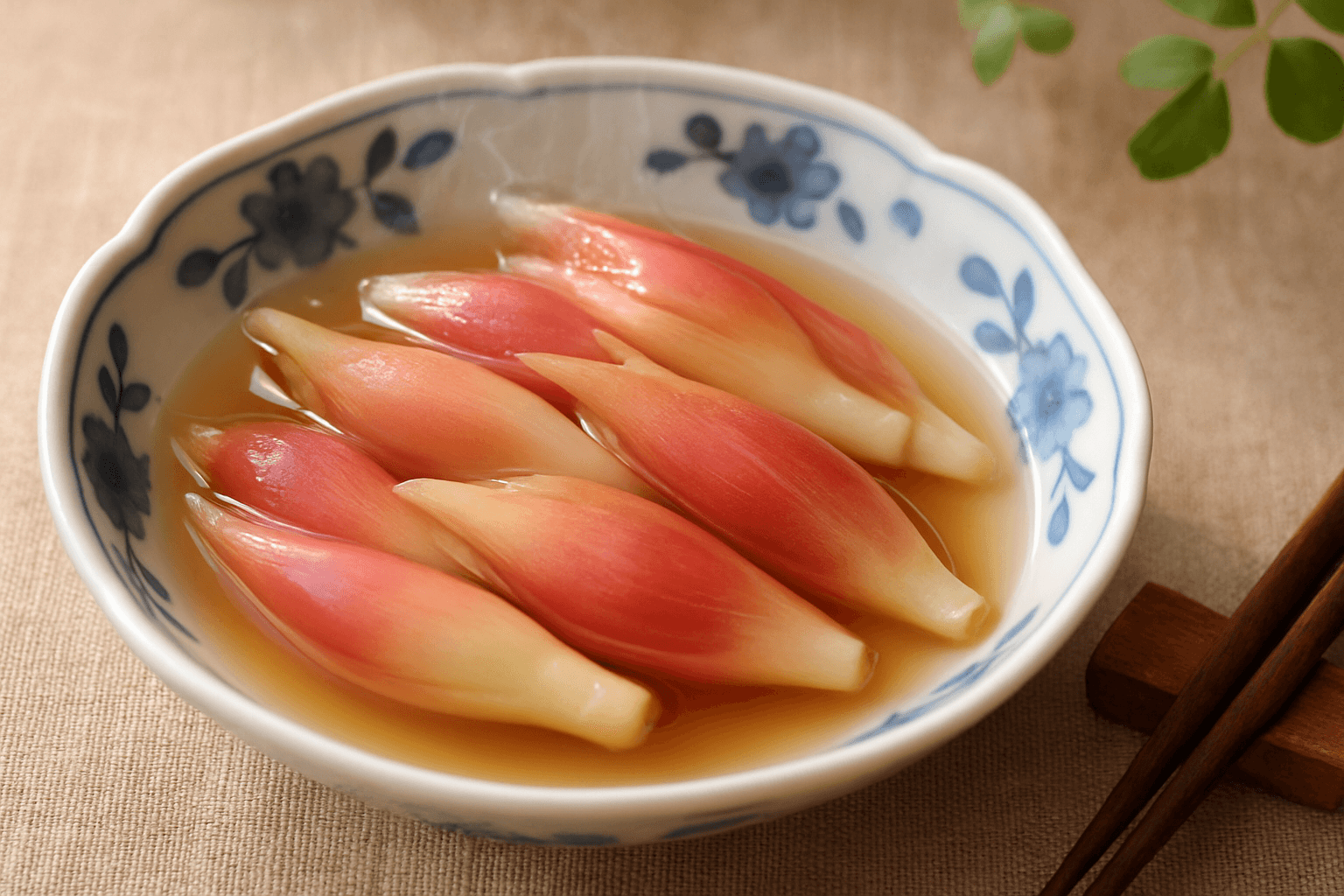 茗荷の甘酢漬けの完成写真