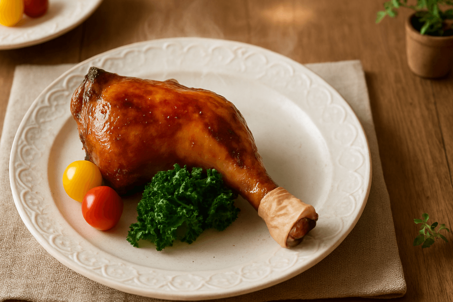 Roast Chicken finished dish