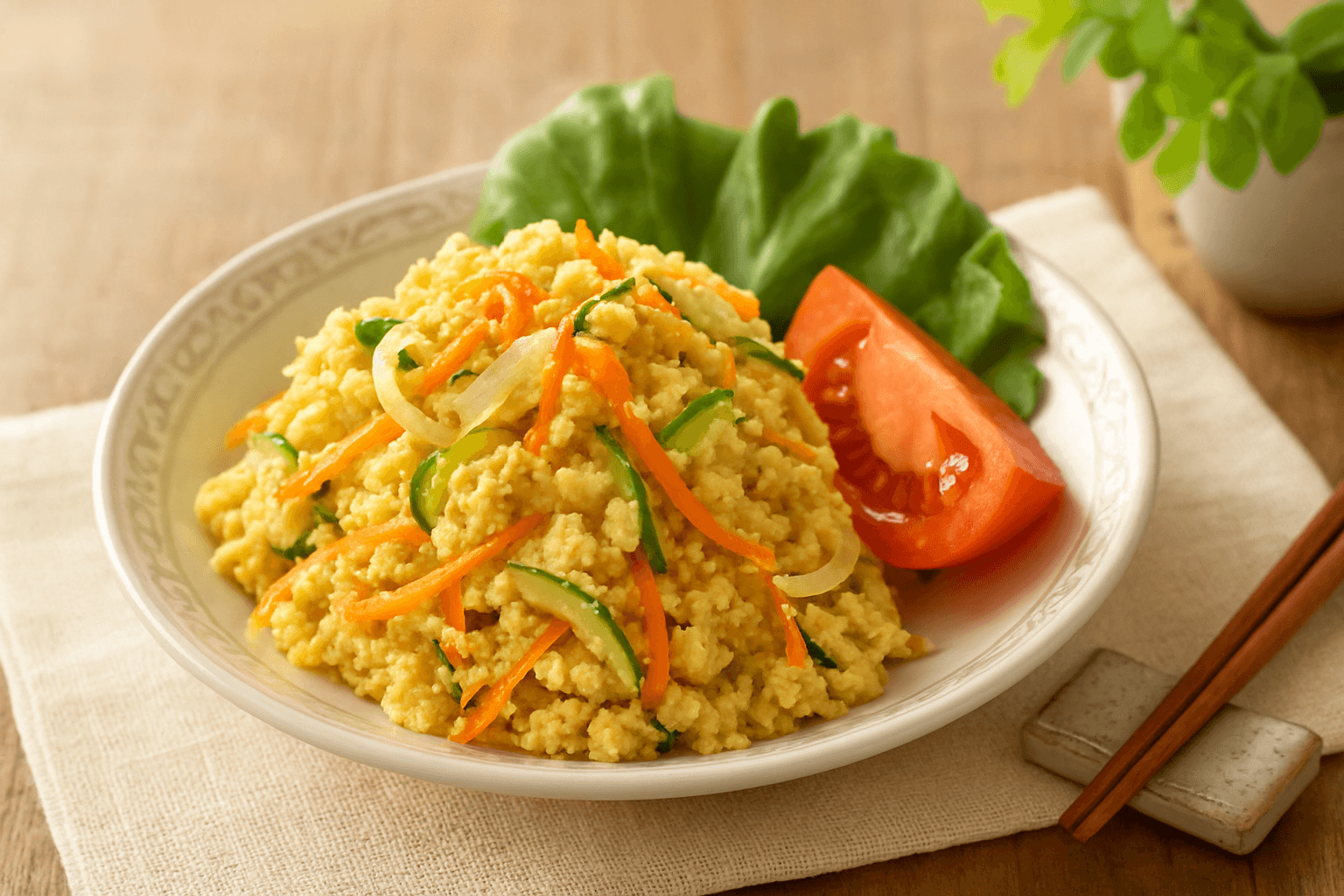 おからサラダの完成写真