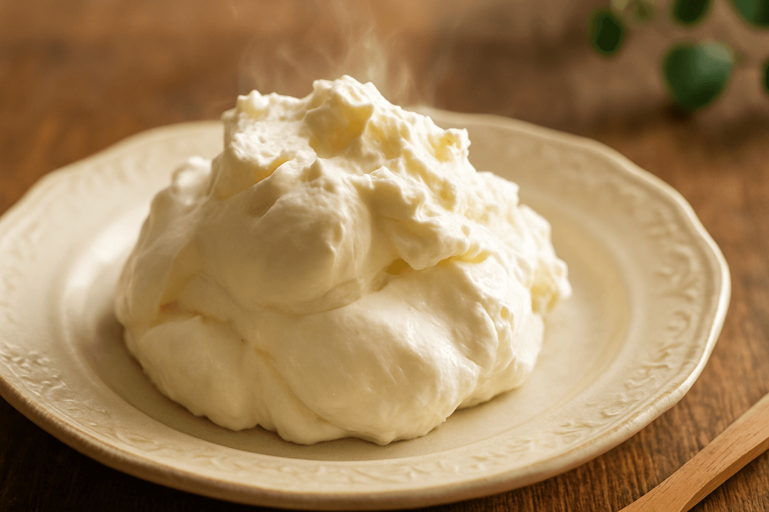 Cheese Cream finished dish