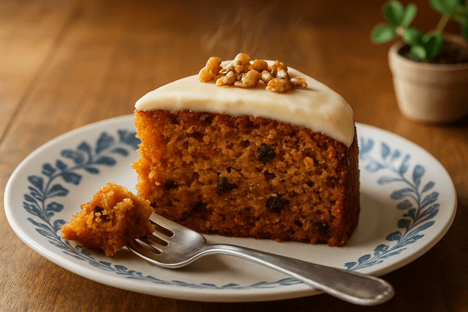 キャロットケーキの完成写真