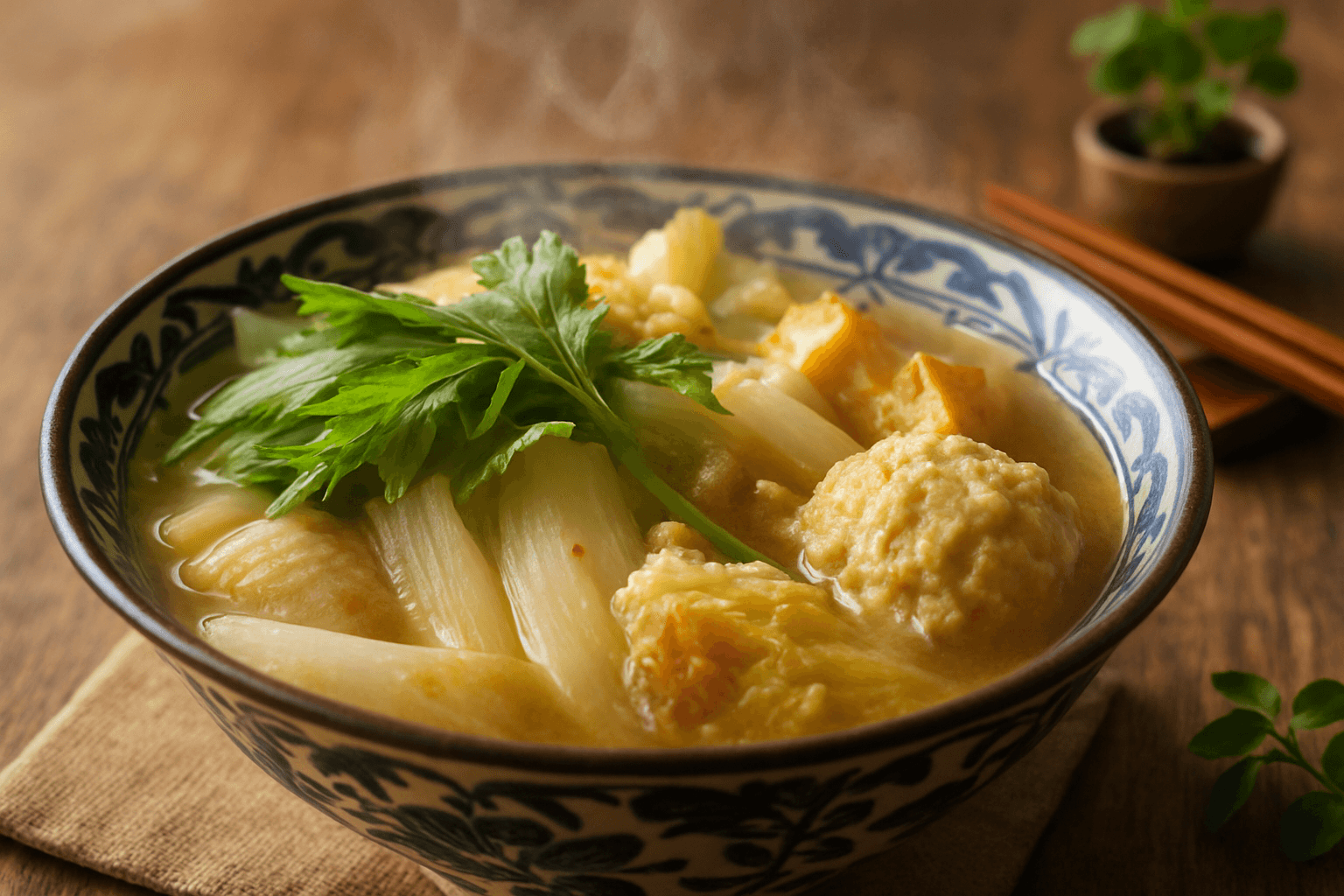 寄せ鍋のつゆの完成写真