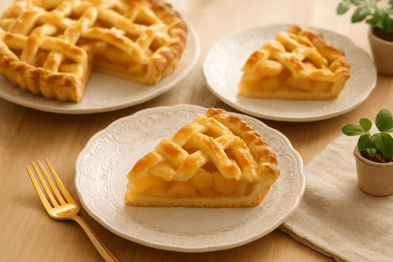 アップルパイの完成写真