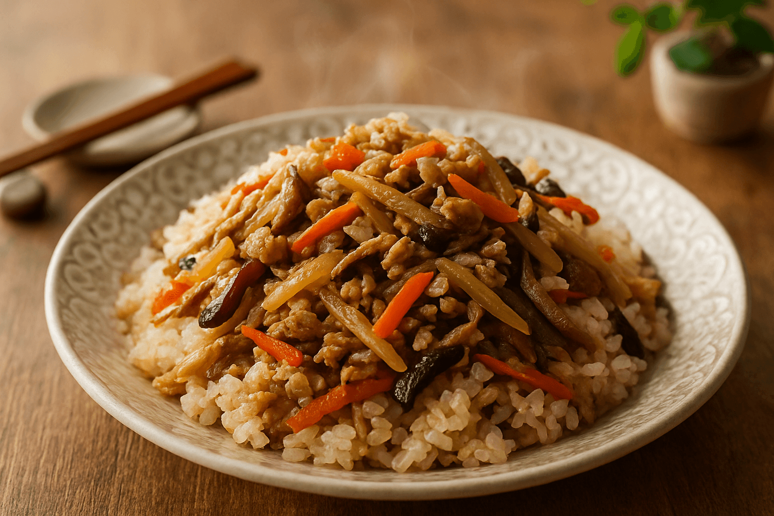 Five-Ingredient Chirashi Sushi finished dish