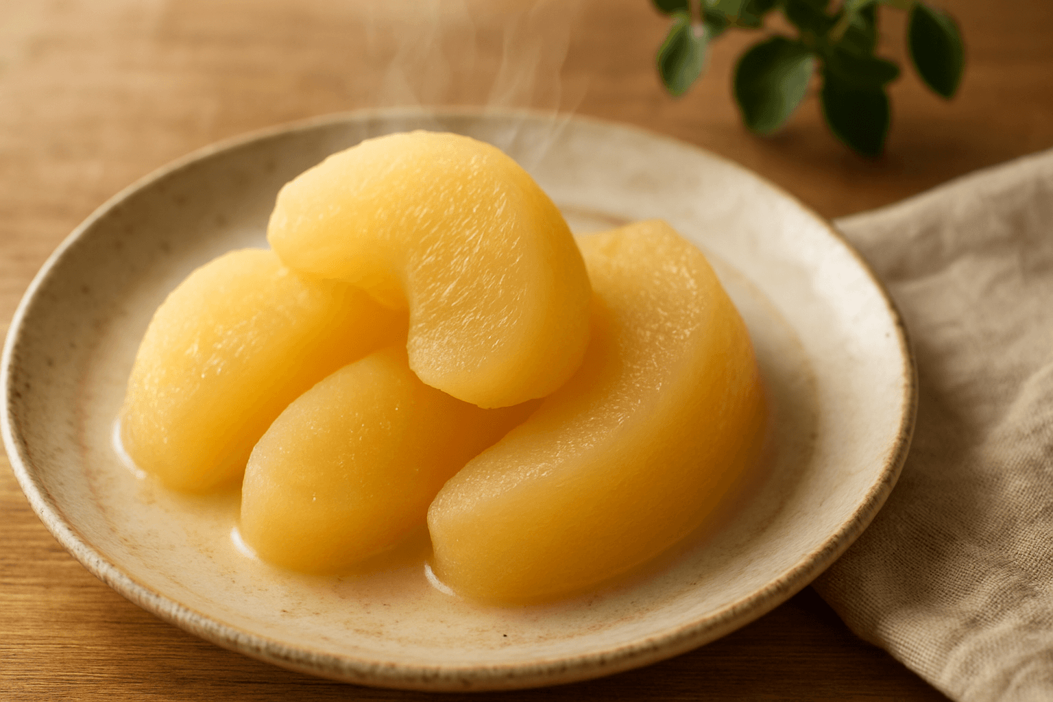 Apple Compote finished dish