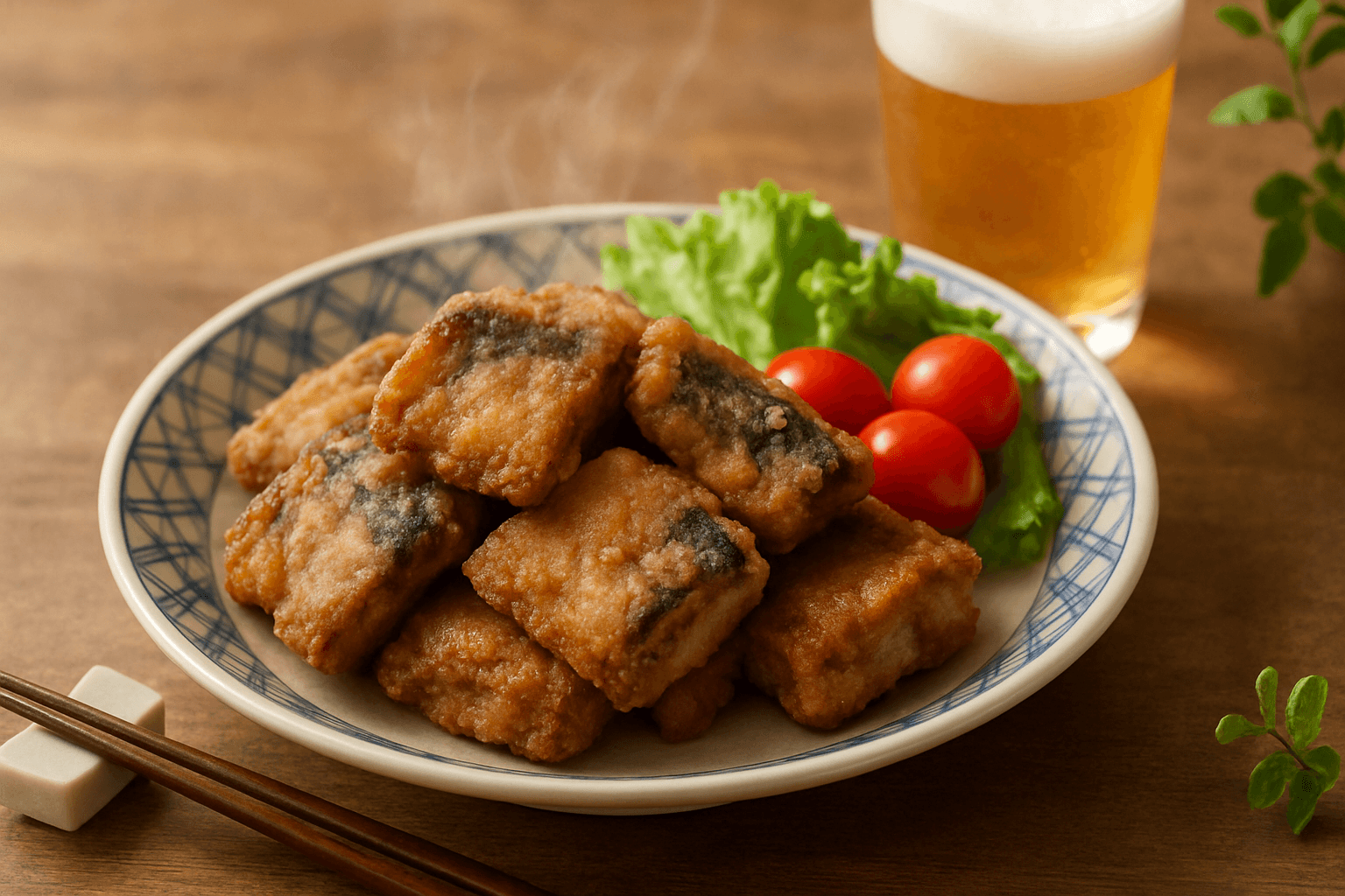 Saba Tatsuta-Age finished dish