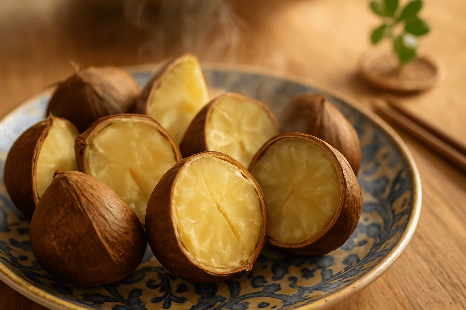 栗の茹で方の完成写真