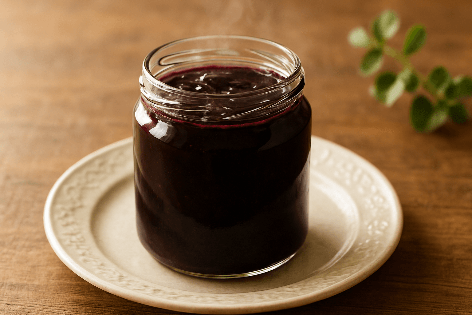 ブルーベリージャムの完成写真