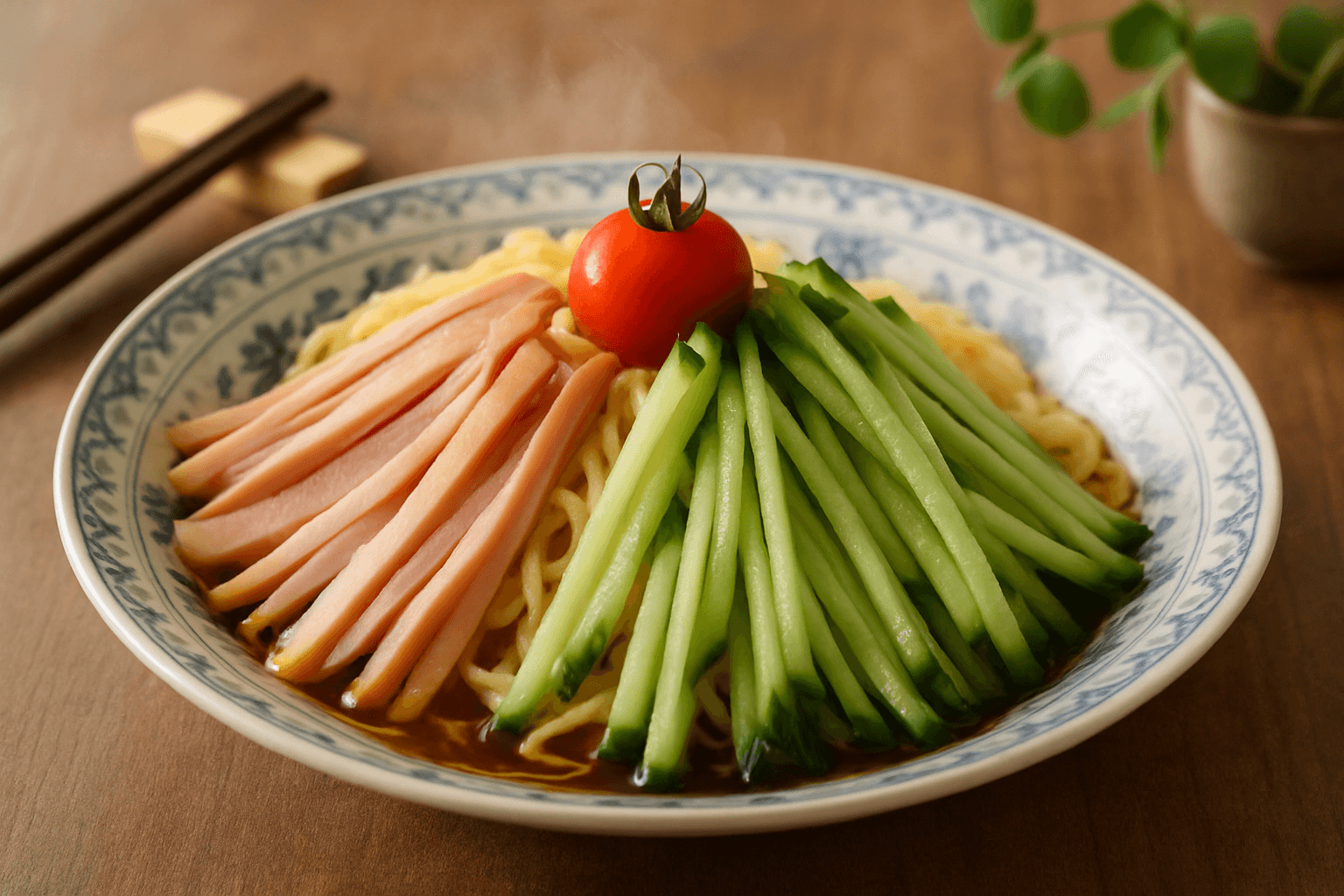 Chilled Ramen Sauce finished dish