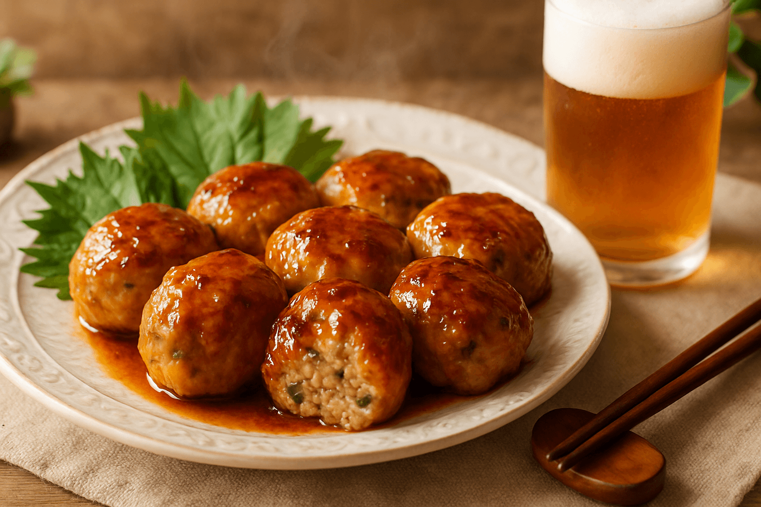 豚ミンチつくねの完成写真