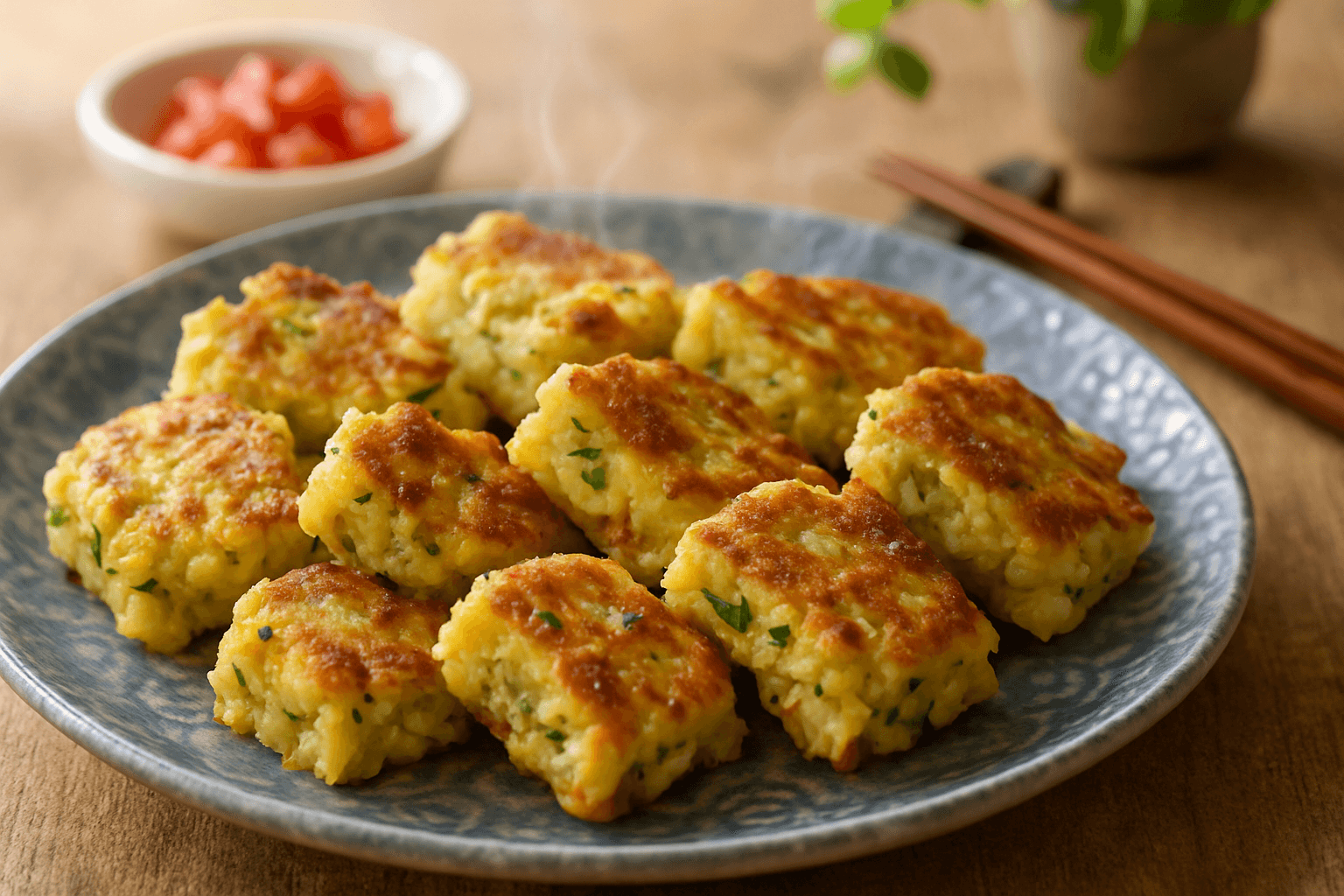 Hand-Held Okonomiyaki finished dish