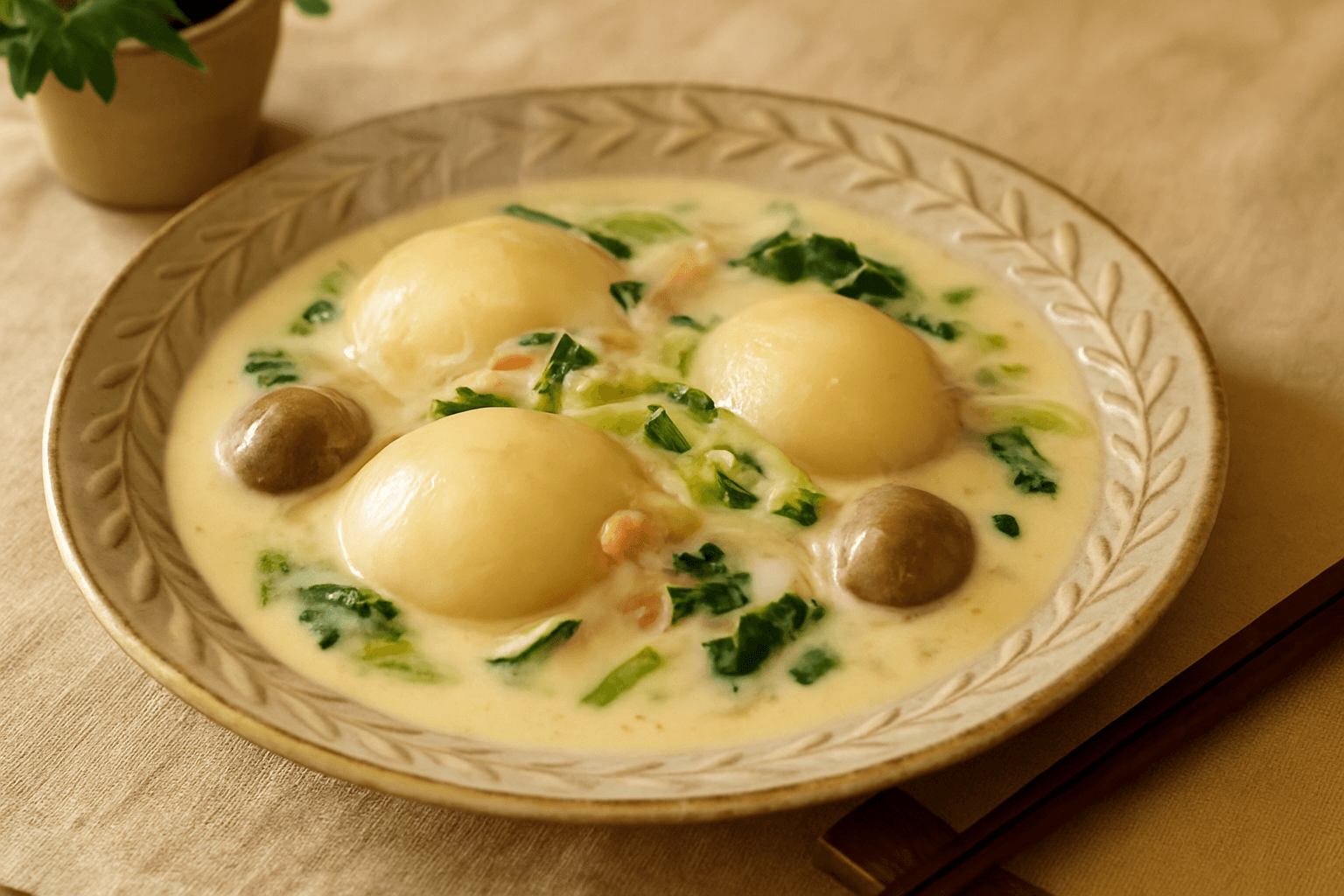 かぶのクリーム煮の完成写真