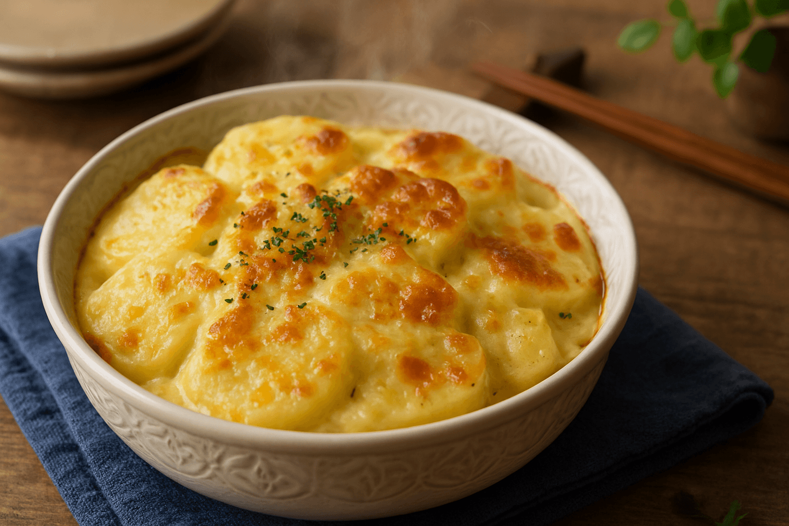 じゃがいものミルクグラタンの完成写真