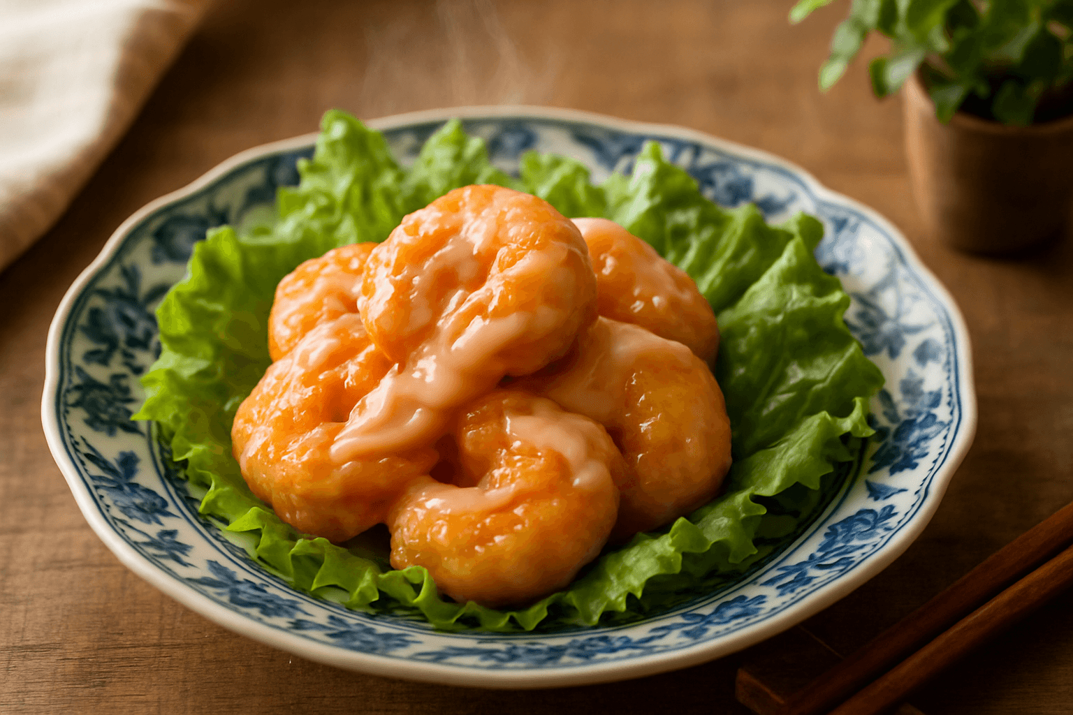 Ebi Mayo finished dish