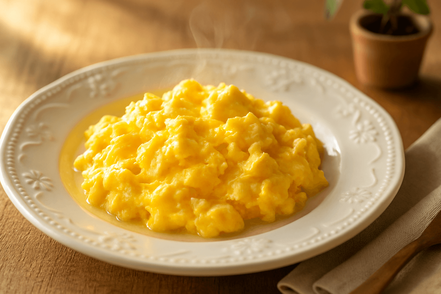 スクランブルエッグの完成写真