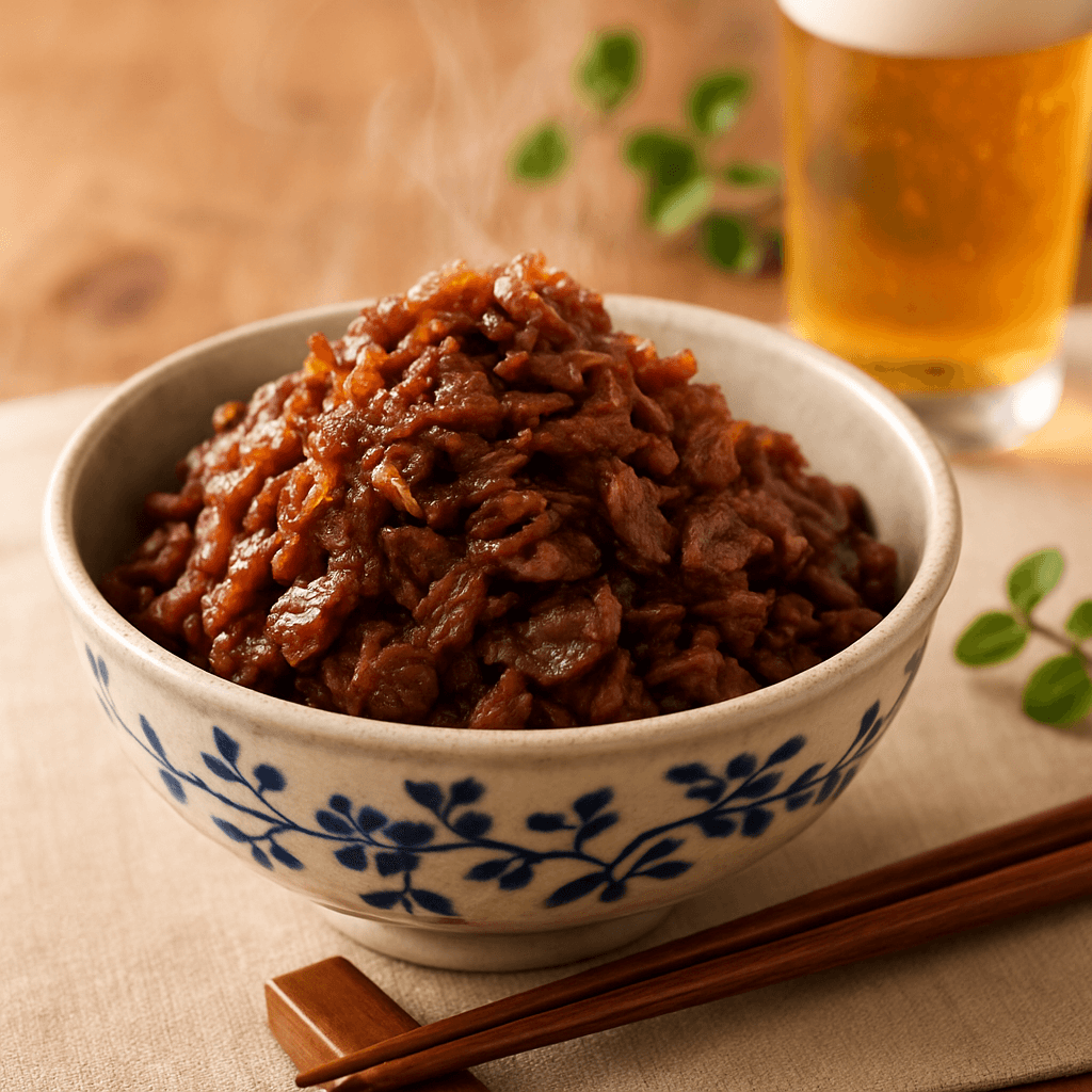 牛肉しぐれ煮の完成写真