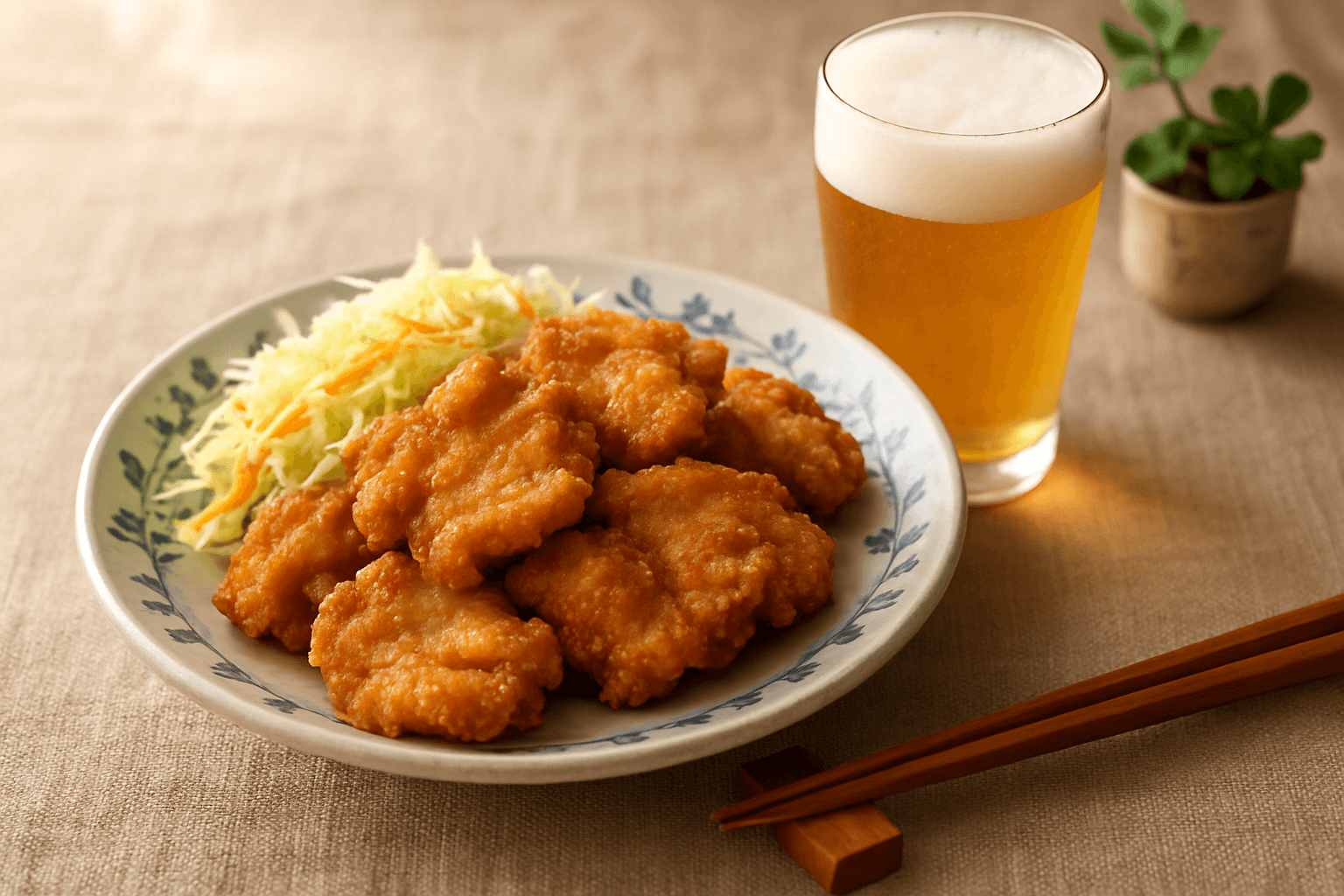 鶏むね肉の唐揚げの完成写真