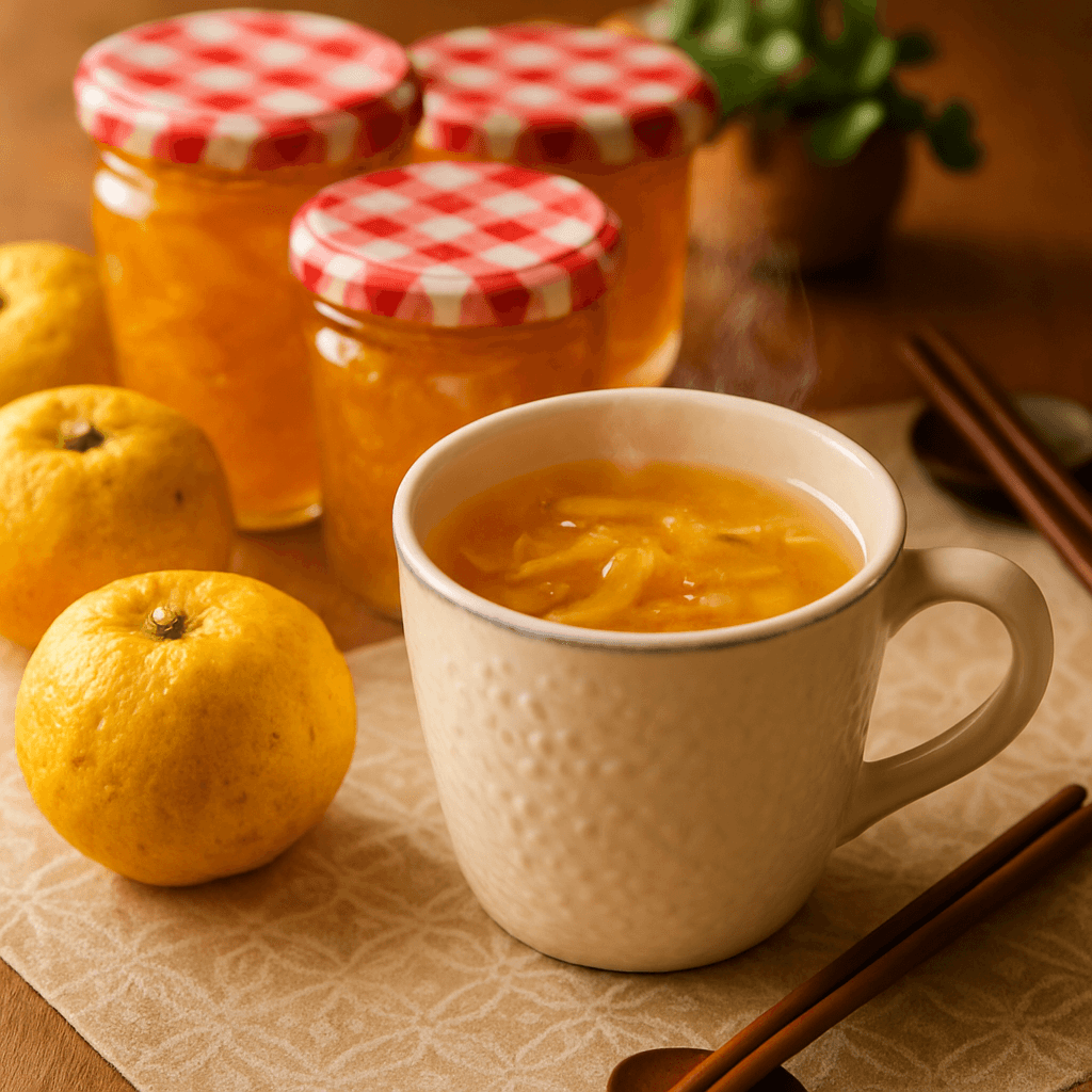 Yuzu Tea finished dish