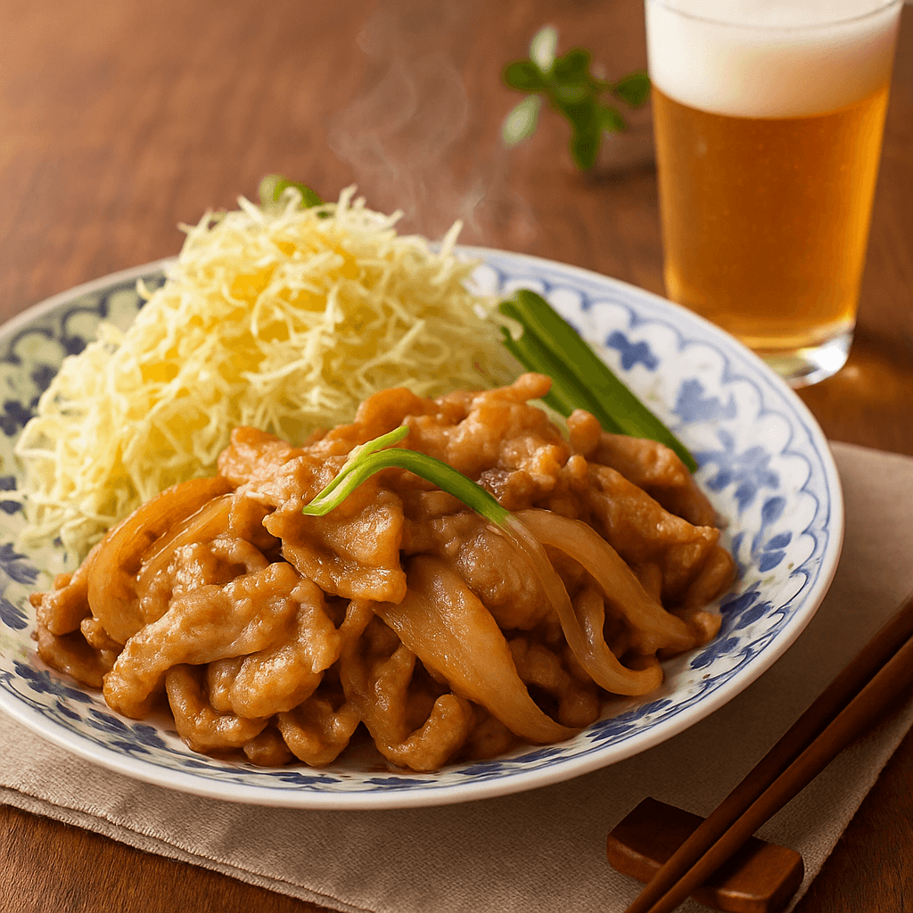 Ginger Pork finished dish