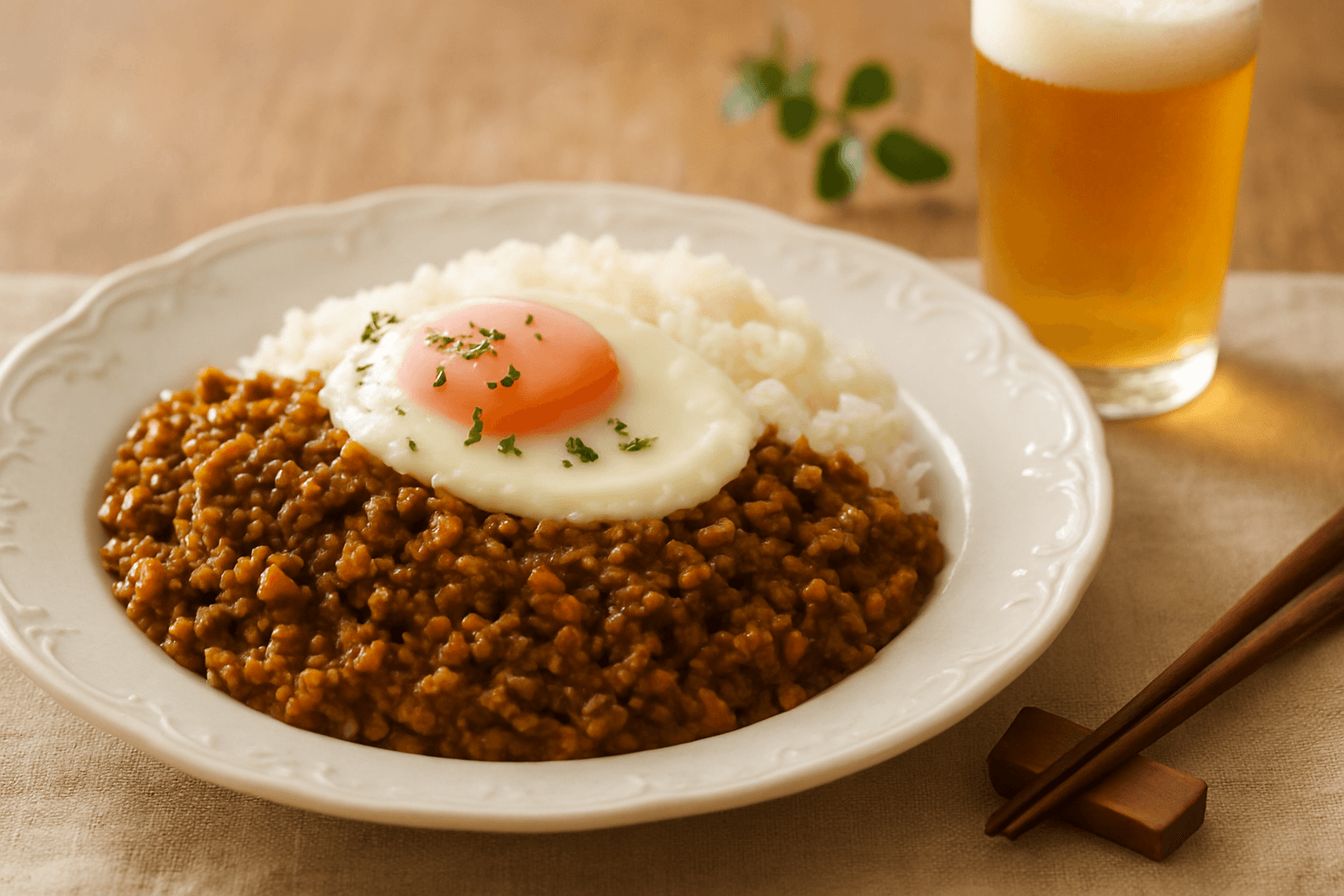 Keema Curry finished dish