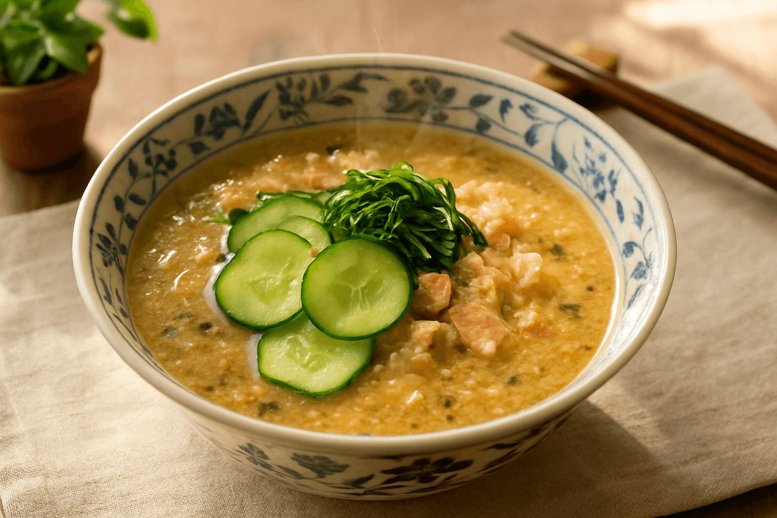 冷や汁の完成写真