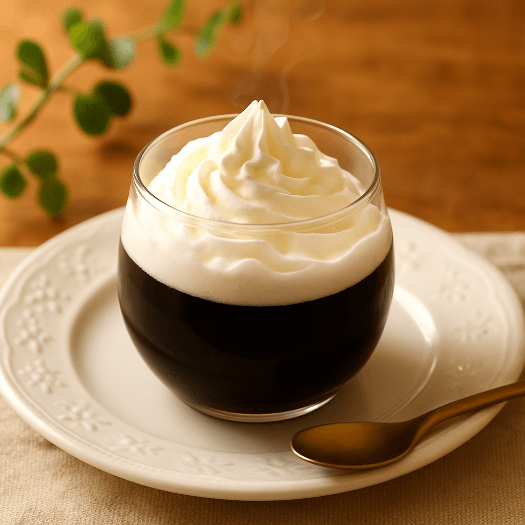 Coffee Jelly finished dish