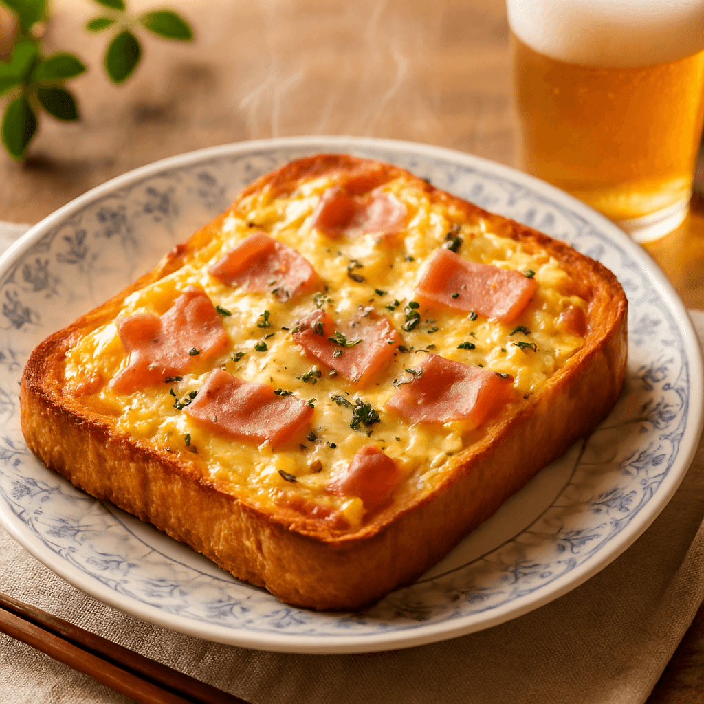 Pizza Toast finished dish