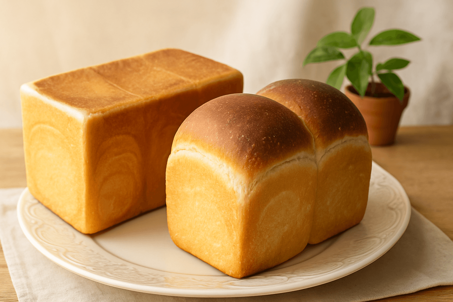 Shokupan (Japanese Milk Bread) finished dish