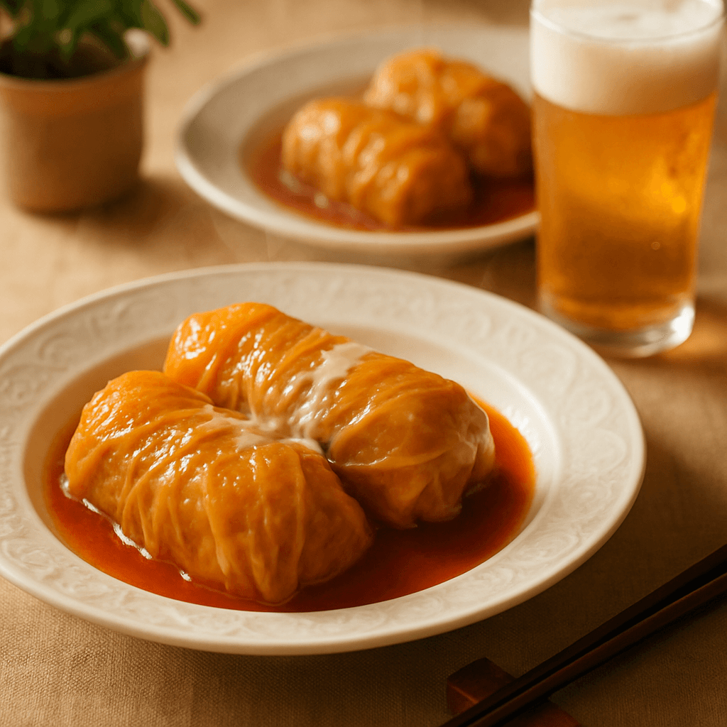 Cabbage Rolls finished dish