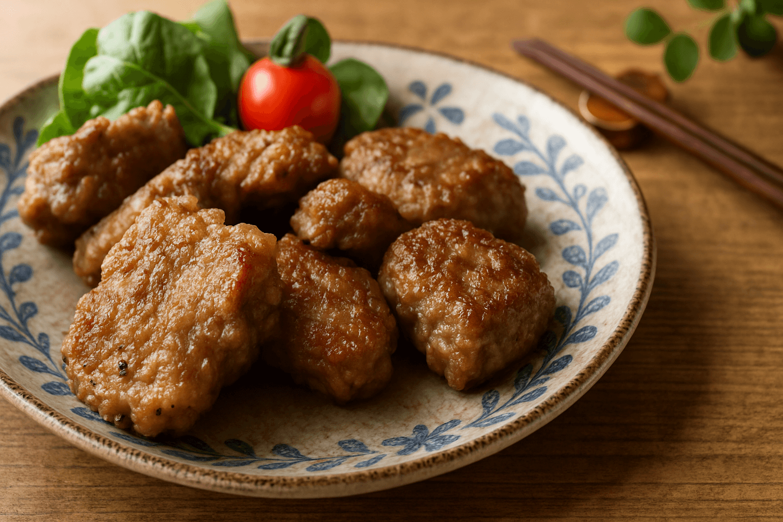 Dice Steak finished dish