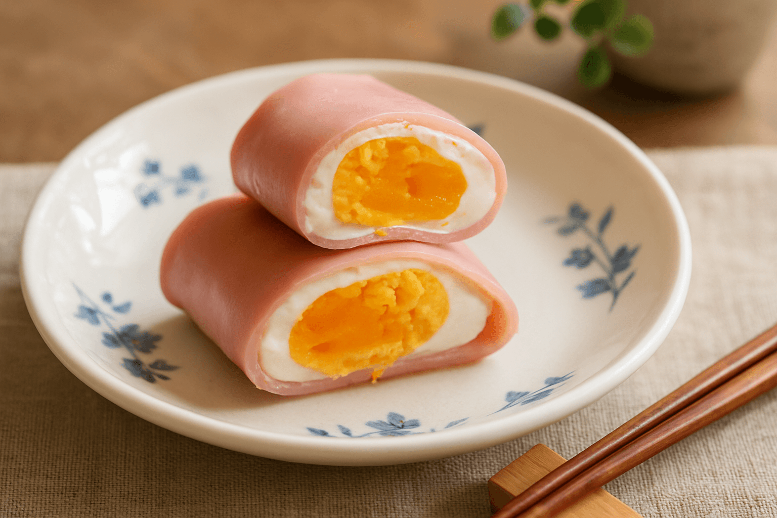 Ham and Egg finished dish