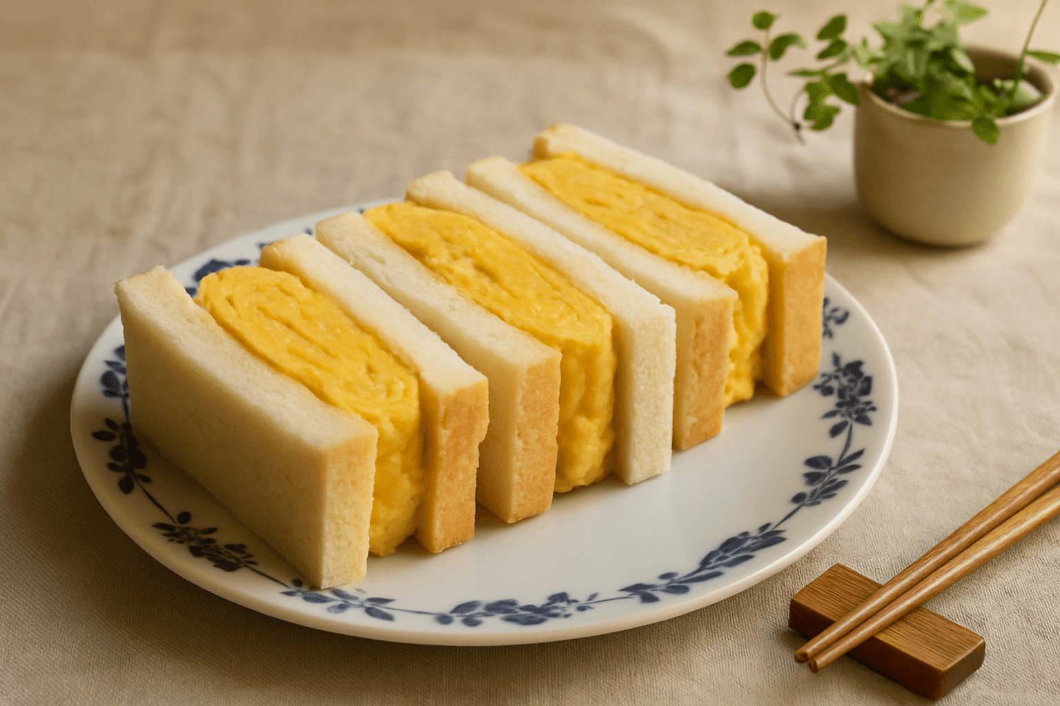 卵サンドの完成写真