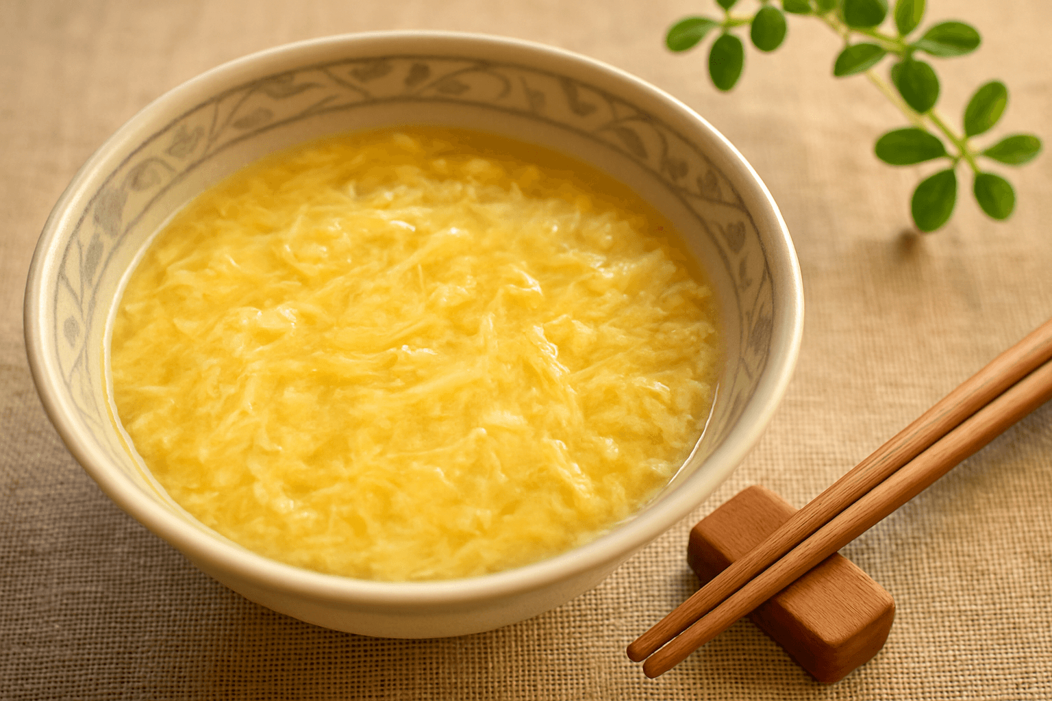 中華たまごスープの完成写真