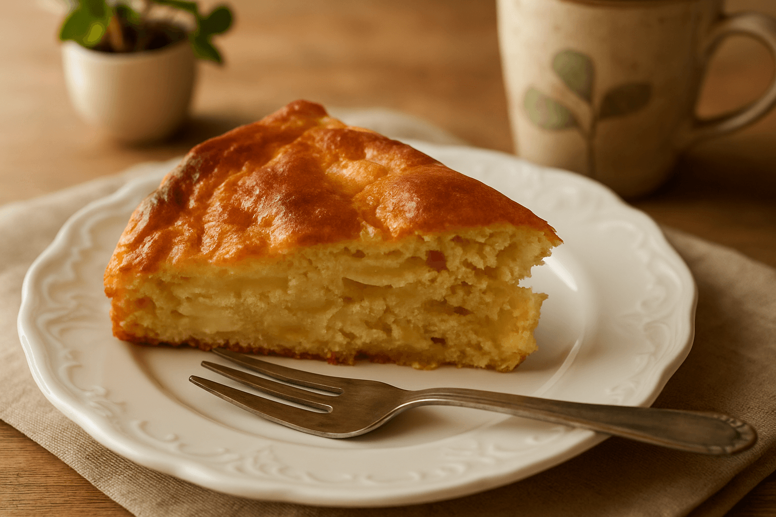 Apple Cake finished dish