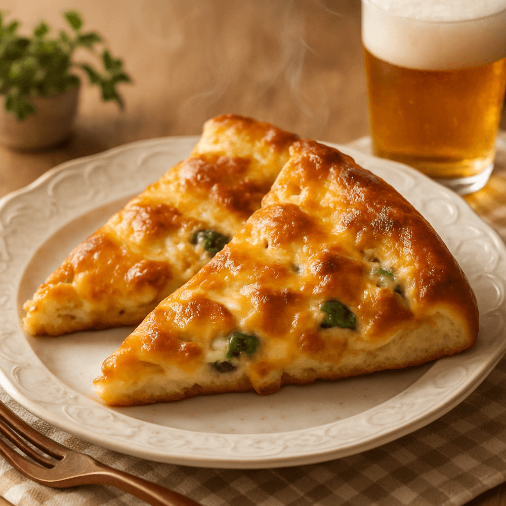 ピザ生地の完成写真