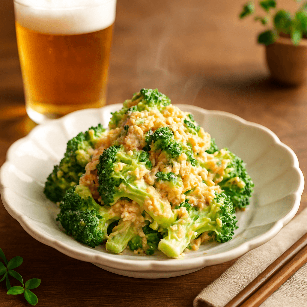 ブロッコリーのかつおマヨネーズ和えの完成写真